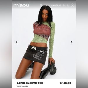 Miaou Pinot Paisley top